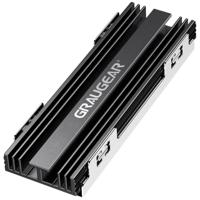 GRAUGEAR G-PS5HS02 koelsysteem voor computers SSD (solid-state drive) Koelplaat/radiatoren Zwart, Zilver - thumbnail