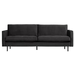 BePureHome Rodeo Classic 2,5-zitsbank - Velvet - Antaciet