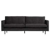 BePureHome Rodeo Classic 2,5-zitsbank - Velvet - Antaciet