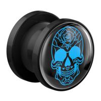 Tunnel met Magisch Doodshoofd Design Acryl Tunnels & Plugs - thumbnail