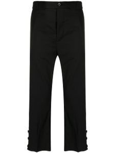 Onefifteen x Anowhereman pantalon à coupe crop - Noir