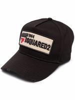 DSQUARED2 casquette à patch logo - Noir