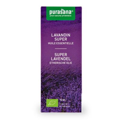 Purasana Lavendel super olie/huile lavandin super bio (10 ml)