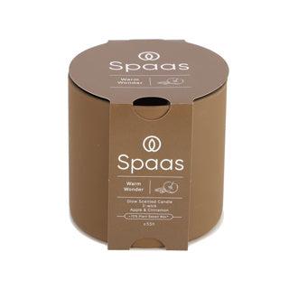 Spaas glow geurkaars 2-wiek 55u - warm wonder