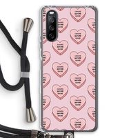 Chicks before dicks: Sony Sony Xperia 10 III Transparant Hoesje met koord