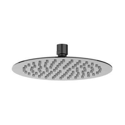 Hoofddouche IVY Slim 25 cm Anti-Kalk Nozzels Eco-Air Zwart Chroom PVD