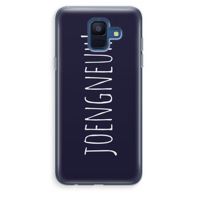 Joengneuh!: Samsung Galaxy A6 (2018) Transparant Hoesje