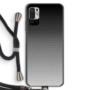 Musketon Halftone: Xiaomi Redmi Note 10 5G Transparant Hoesje met koord
