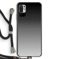 Musketon Halftone: Xiaomi Redmi Note 10 5G Transparant Hoesje met koord