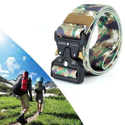 ENNIU 4 5 cm breed outdoor casual nylon riem verstelbare multifunctionele trainings riemen voor mannen