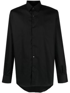 Karl Lagerfeld chemise en coton à manches longues - Noir