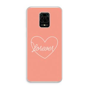 Forever heart: Xiaomi Redmi Note 10 Lite Transparant Hoesje