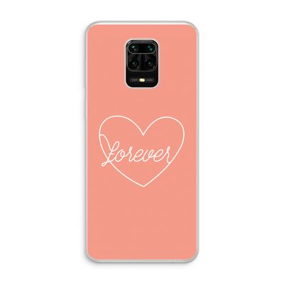 Forever heart: Xiaomi Redmi Note 10 Lite Transparant Hoesje