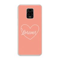 Forever heart: Xiaomi Redmi Note 10 Lite Transparant Hoesje