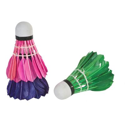 SportX veren shuttles in koker 3 stuks paars/roze/groen