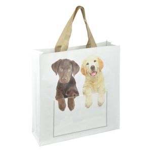 SHOPPINGBAG KIEKEBOE HOND / KAT ASSORTI 40X14X40 CM