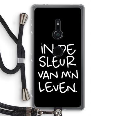 De Sleur: Sony Xperia XZ2 Transparant Hoesje met koord