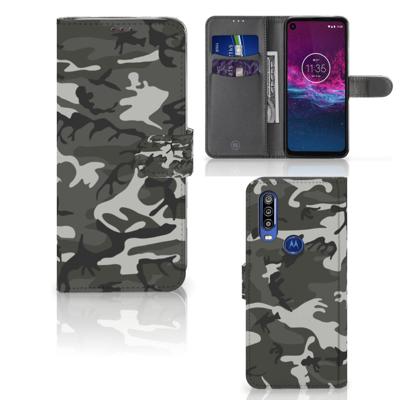 Motorola One Action | Telefoon Hoesje | Army Light