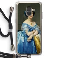 Eleonore: Samsung Galaxy A8 (2018) Transparant Hoesje met koord