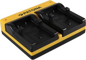 Olympus Li-10B / Li-12B, Sanyo DB-L10A/B Dual USB lader (Patona)