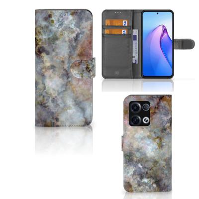 OPPO Reno8 Pro | Bookcase | Marmer Grijs