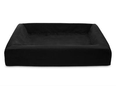 Bia bed royal fluweel hoes hondenmand zwart