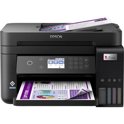 Epson EcoTank ET-3850 Multifunctionele printer Inkjet Kleur A4 Printen, scannen, kopiëren ADF, USB, WiFi, Inktbijvulsysteem, Duplex, LAN