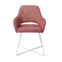 Jesper Home Yanai eetkamerstoel Berry Bars cross white