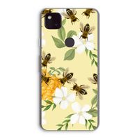 No flowers without bees: Google Pixel 4a 5G Transparant Hoesje
