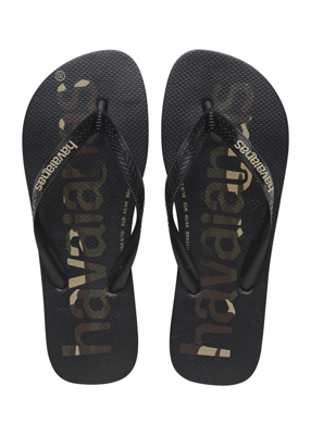 Havaianas Top Logomania Slipper Heren Blk Blk Wht 728