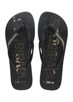 Havaianas Top Logomania Slipper Heren Blk Blk Wht 728