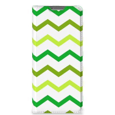 OPPO Find X5 | Hoesje met Magneet | Zigzag Groen