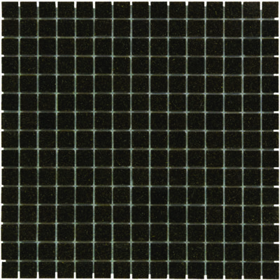 The Mosaic Factory Amsterdam Mozaiek Tegel Vierkant - Donker Bruin Glas Basic 322x322 mm