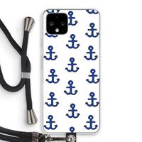 Ankers: Pixel 4 Transparant Hoesje met koord