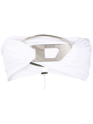 Diesel haut bustier T-Benda à coupe crop - Blanc Diesel haut bustier T-Benda à coupe crop - Blanc