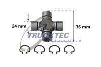 Trucktec Automotive Rubber askoppeling / Hardyschijf 02.34.017 - thumbnail