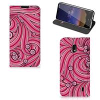 Nokia 2.2 | Bookcase | Swirl Pink