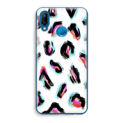 Cheetah color: Huawei P20 Lite Transparant Hoesje
