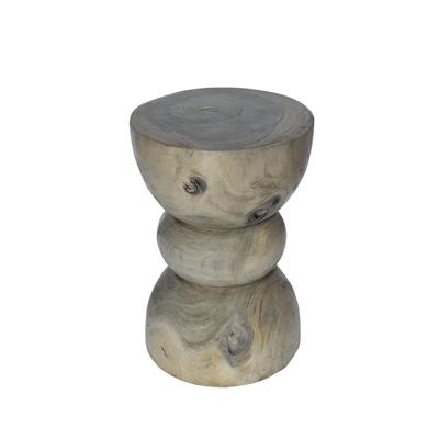 Tower Living Bijzettafel 'Vinci Uno' Suarhout, 30cm, kleur Whitewash