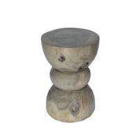 Tower Living Bijzettafel 'Vinci Uno' Suarhout, 30cm, kleur Whitewash