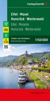 Wegenkaart - landkaart 17 Eifel - Mosel - Hunsruck - Westerwald | Frey - thumbnail