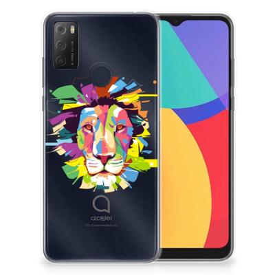 Alcatel 1S (2021) Telefoonhoesje met Naam Lion Color Alcatel 1S (2021) Telefoonhoesje met Naam Lion Color