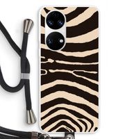 Arizona Zebra: Huawei P50 Transparant Hoesje met koord