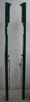 SET OF FIXED VOLLEYBALL POLES - ALSO REGULABLE FOR TENNIS-