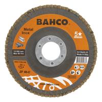 Bahco Lamellenschijf | voor afbramen | voor metaal en RVS | 115 x P80 x 22.23 mm - 3926-115IM-C80