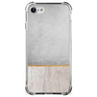 iPhone SE 2022/2020 | iPhone 8/7 Stevig Telefoonhoesje Wood Concrete