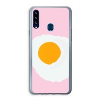 Sunny side up: Samsung Galaxy A20s Transparant Hoesje