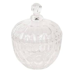 Clayre & Eef Glazen potje Ø 14x17 cm Glas Rond Potje