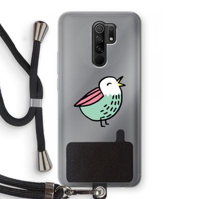 Birdy: Xiaomi Redmi 9 Transparant Hoesje met koord