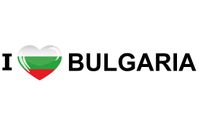 Vakantie sticker I Love Bulgaria - thumbnail